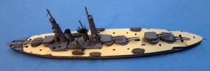 Battleship "Wyoming" painted decks (1 p.) USA 1912 Navis NM 306s